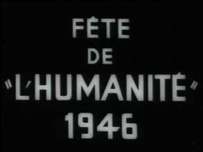 FÊTE DE L'HUMANITÉ 1946